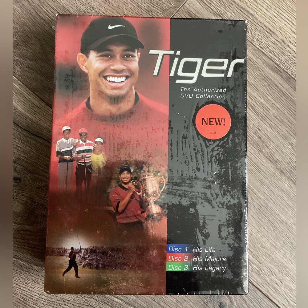 Tiger Woods The Authorized DVD Collection New and Sealed